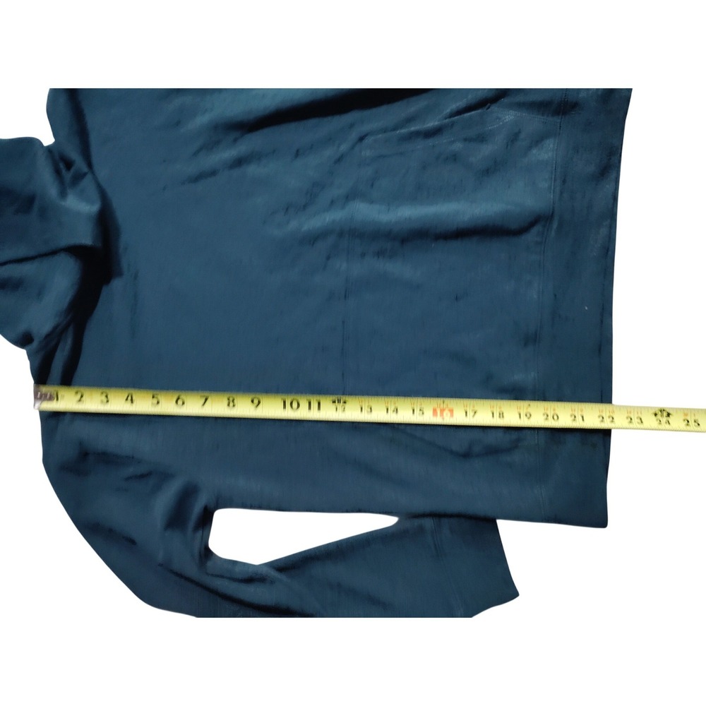 Rumi‎ Ryder Teal Heathered Pullover Hoodie Pocket Sweatshirt Size L 12-14 Kid - Picture 3 of 8